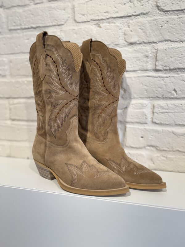 Botte santiag camel