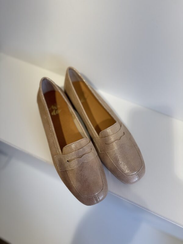 Mocassin Leonie beige irisé We do