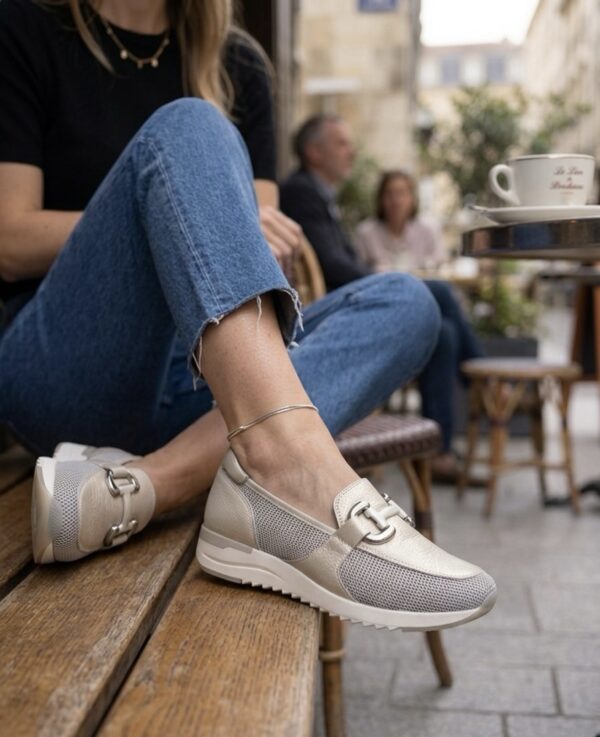 Mocassin César blanc Caprice