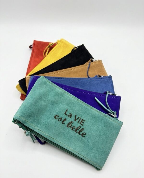 Pochette double zip Léa (La vie est belle)