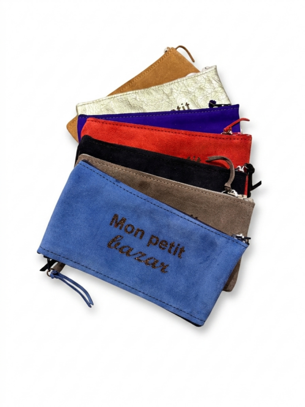Pochette double zip Léa (Mon petit bazar)