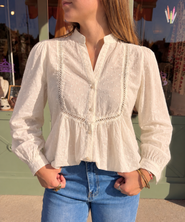 Chemise beige