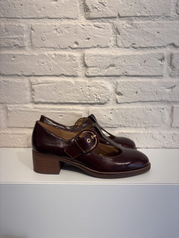 Babies à talons Henry Vernis Marron