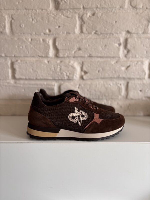 Baskets Mora Marron Requins