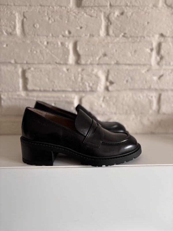Mocassins Noirs à talons Wonders