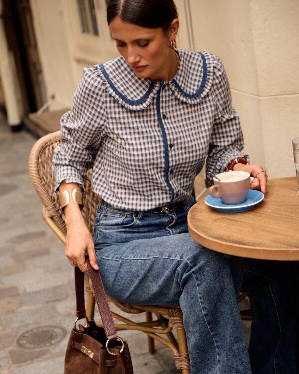 Chemise à carreaux
